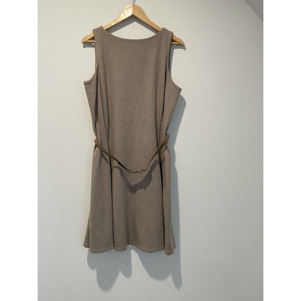 Lauren Ralph Lauren Women's Plus Size Sleeveless Fit And Flare Dress 1X